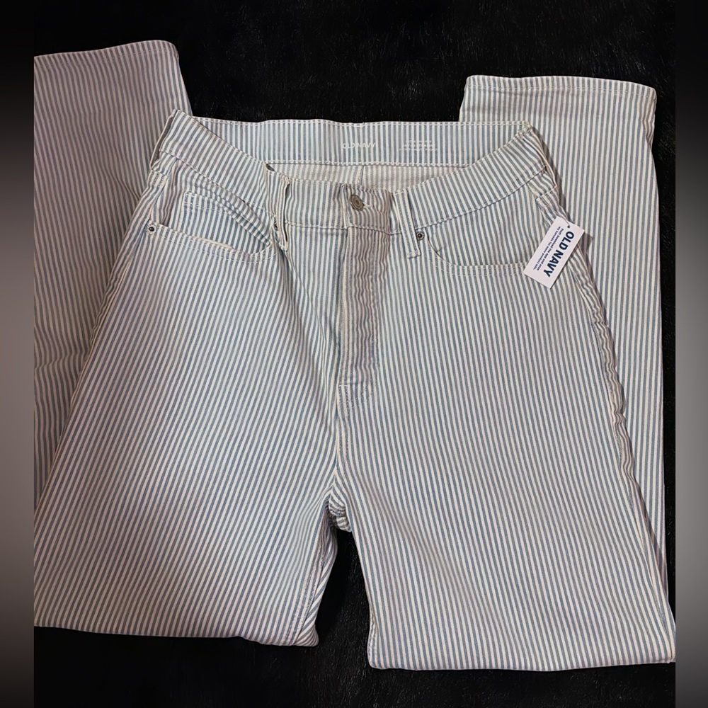 High Waisted Blue Jeans